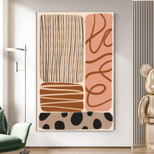 Load image into Gallery viewer, MAP090 Geometric Flow - canvas wall art
