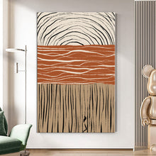 Load image into Gallery viewer, MAP054 Soft Horizon - canvas wall art

