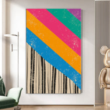 Load image into Gallery viewer, MAP198 Linear Motion - canvas wall art
