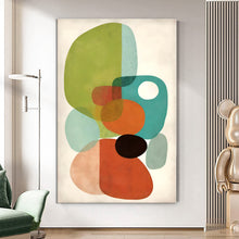 Load image into Gallery viewer, MAP131 Modern Textures - canvas wall art
