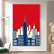 Load image into Gallery viewer, MAP427 Linear Reflection - canvas wall art
