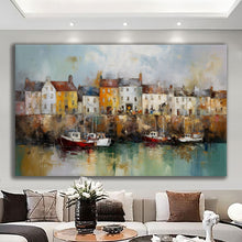 Load image into Gallery viewer, Canvas printed painting, not framed, rolled in tube, subject nature, preries, mountains.
