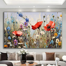 Load image into Gallery viewer, Stretched canvas wall art print – Canvas Wall Art Painting Flowers FLA063 – Small – 30x20 in (75x50 cm) – Iloski Art LLC
