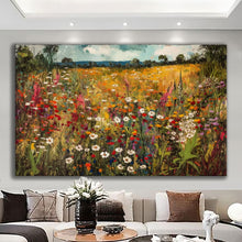 Load image into Gallery viewer, Canvas printed painting, not framed, rolled in tube, subject nature, preries, mountains.
