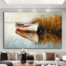 Load image into Gallery viewer, Canvas printed painting, not framed, rolled in tube, subject nature, preries, mountains.
