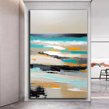 Load image into Gallery viewer, Canvas printed painting, not framed, rolled in tube, subject nature, preries, mountains.
