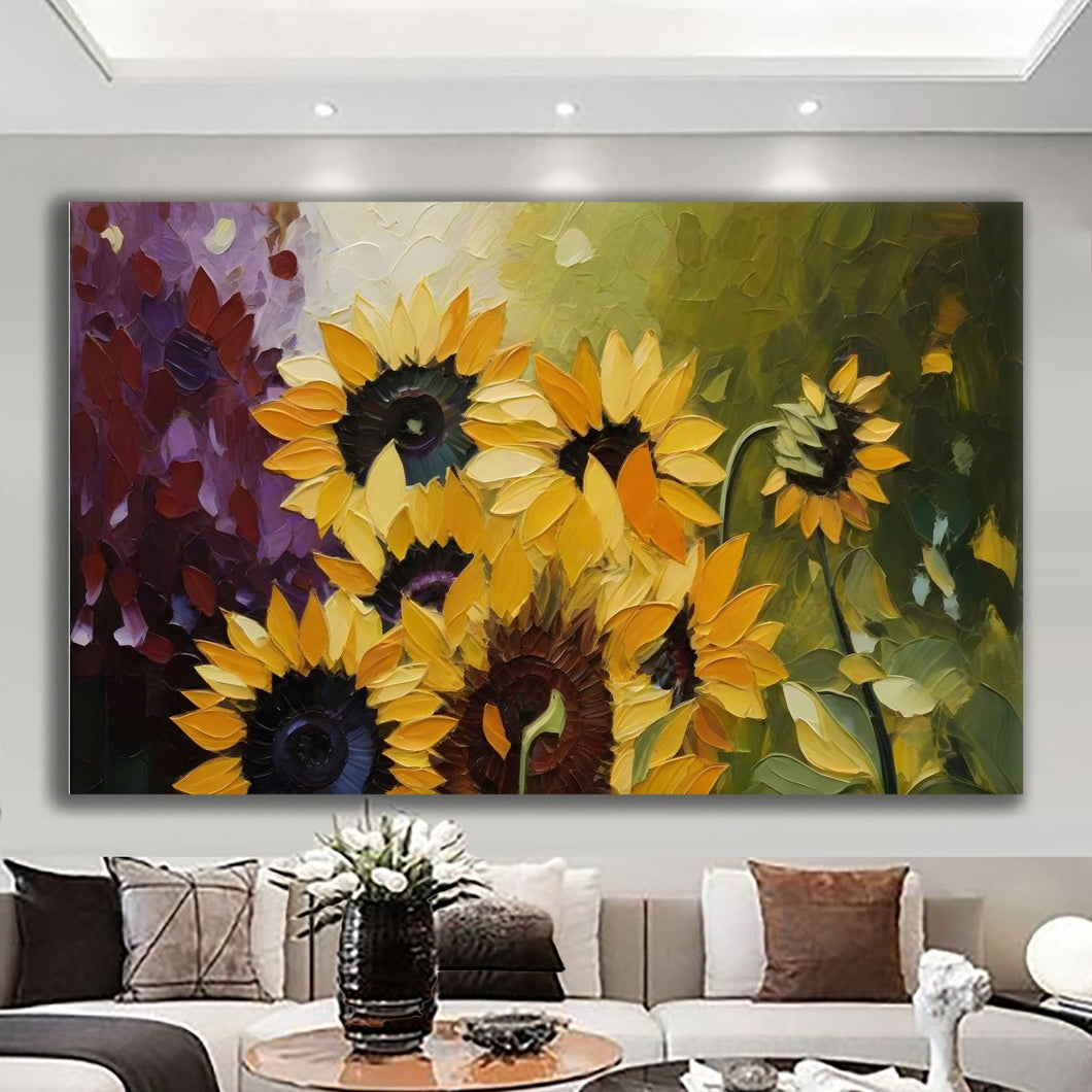 Canvas printed painting, subject Flowers