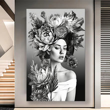 Load image into Gallery viewer, Canvas Wall Art Mystic Woman Painting MYSTW0076 - Iloski Art LLC
