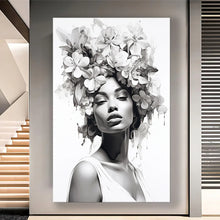 Load image into Gallery viewer, Canvas Wall Art Mystic Woman Painting MYSTW0100 - Iloski Art LLC
