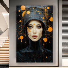 Load image into Gallery viewer, Canvas Wall Art Mystic Woman Painting MYSTW0019 - Iloski Art LLC
