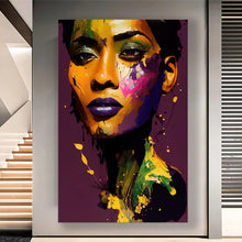 Load image into Gallery viewer, Canvas Wall Art Mystic Woman Painting MYSTW0009 - Iloski Art LLC
