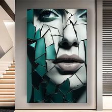 Load image into Gallery viewer, Stretched canvas wall art print – Canvas Wall Art Mystic Woman Painting MYSTW0021 – Small – 20x30 in (50x75 cm) – Iloski Art LLC

