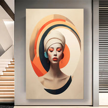 Load image into Gallery viewer, Canvas Wall Art Mystic Woman Painting MYSTW0030 - Iloski Art LLC
