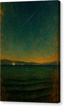 Load image into Gallery viewer, Night Sky Over Ohrid lake - Canvas Print
