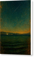 Load image into Gallery viewer, Night Sky Over Ohrid lake - Canvas Print
