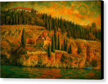 Load image into Gallery viewer, Ohrid Cliffside at Sunset - Canvas Print
