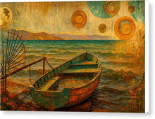 Load image into Gallery viewer, Old Boat by the Ohrid Lake - Canvas Print
