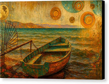 Load image into Gallery viewer, Old Boat by the Ohrid Lake - Canvas Print
