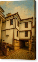 Load image into Gallery viewer, Rustic Ohrid Old Town Street View - Canvas Print
