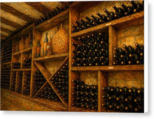 Load image into Gallery viewer, Rustic Wine Cellar Monastery Winery Ohrid - Canvas Print
