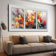 Load image into Gallery viewer, Stretched canvas wall art print – Canvas Wall Art Painting Flowers FL023 – Small – 30x20 in (75x50 cm) – Iloski Art LLC
