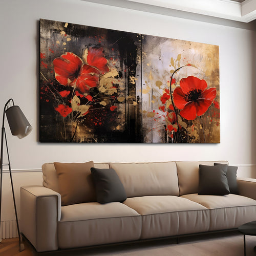Canvas printed painting, subject Flowers
