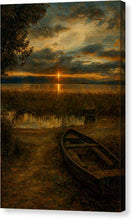 Load image into Gallery viewer, Serene Lakeside Sunset View Ohrid - Canvas Print
