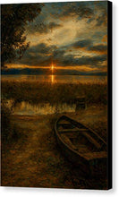 Load image into Gallery viewer, Serene Lakeside Sunset View Ohrid - Canvas Print
