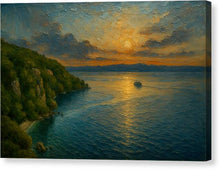 Load image into Gallery viewer, Sunset Over Ohrid lake - Canvas Print
