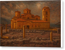 Load image into Gallery viewer, The Plaosnik Monastery an archaeological site - Canvas Print
