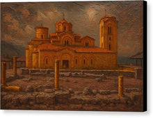 Load image into Gallery viewer, The Plaosnik Monastery an archaeological site - Canvas Print
