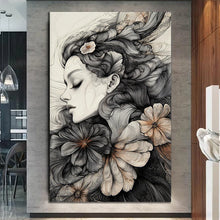 Load image into Gallery viewer, Stretched canvas wall art print – Canvas Wall Art Painting Vasilica Beautiful VBNA052 – Small – 20x30 in (50x75 cm) – Iloski Art LLC
