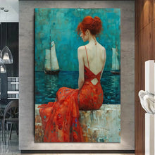 Load image into Gallery viewer, Canvas Wall Art Painting Vasilica Beautiful VBN044 - Iloski Art LLC
