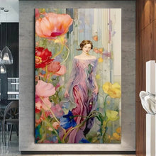 Load image into Gallery viewer, Stretched canvas wall art print – Canvas Wall Art Painting Vasilica Beautiful VBNA035 – Small – 20x30 in (50x75 cm) – Iloski Art LLC
