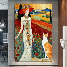 Load image into Gallery viewer, Stretched canvas wall art print – Canvas Wall Art Painting Vasilica Beautiful VBNA063 – Small – 20x30 in (50x75 cm) – Iloski Art LLC
