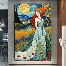 Load image into Gallery viewer, Stretched canvas wall art print – Canvas Wall Art Painting Vasilica Beautiful VBNA051 – Small – 20x30 in (50x75 cm) – Iloski Art LLC
