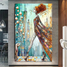 Load image into Gallery viewer, Stretched canvas wall art print – Canvas Wall Art Painting Vasilica Beautiful VBN050 – Small – 20x30 in (50x75 cm) – Iloski Art LLC
