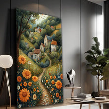 Load image into Gallery viewer, Stretched canvas wall art print – Canvas Wall Art Painting Vasilica Beautiful VBNA007 – Small – 20x30 in (50x75 cm) – Iloski Art LLC
