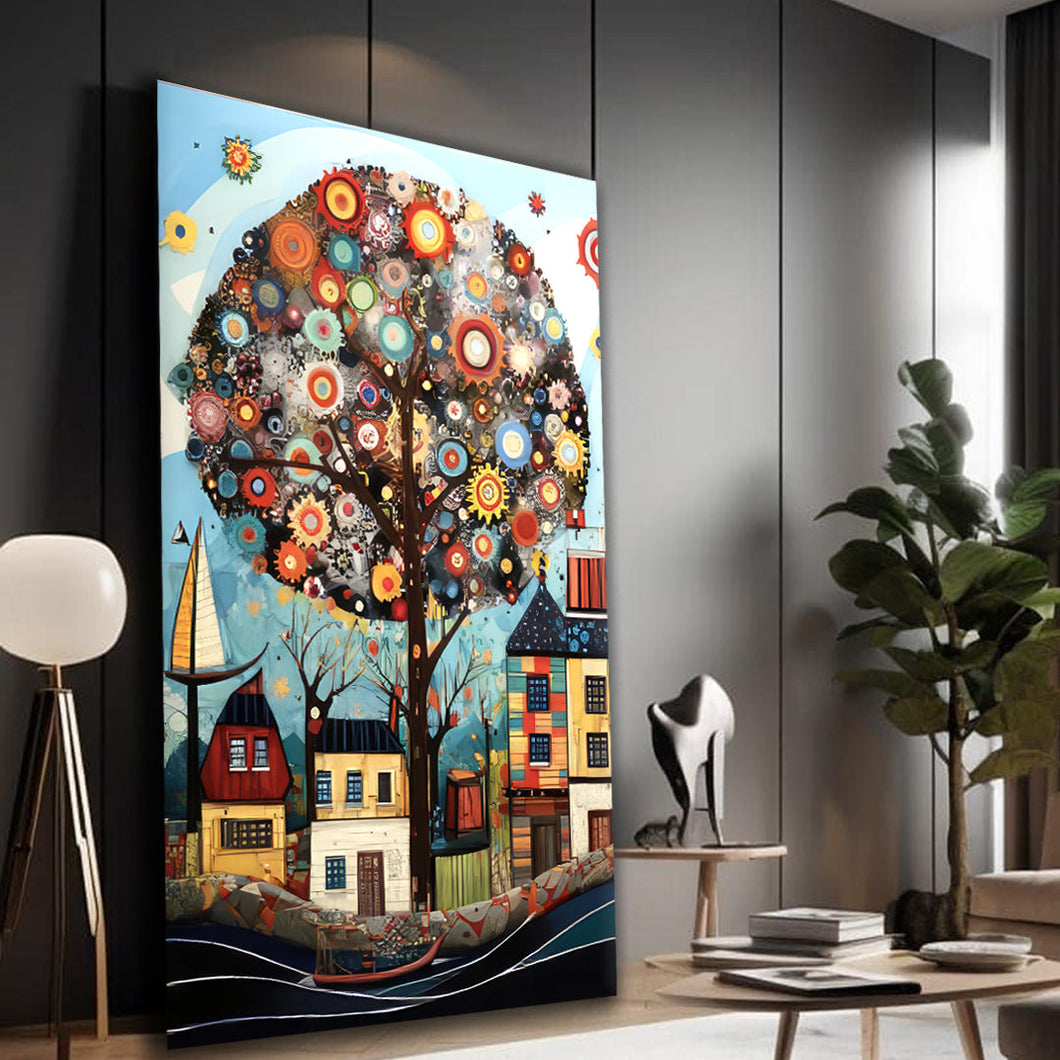 Canvas printed painting from tales