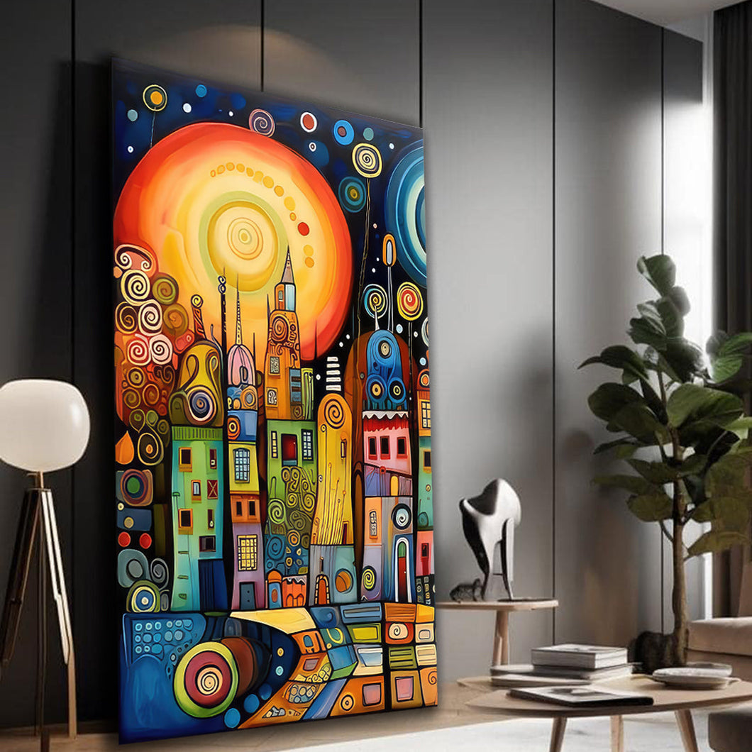 Canvas printed painting from tales