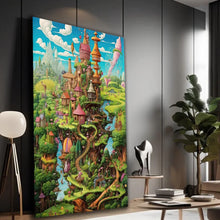 Load image into Gallery viewer, Stretched canvas wall art print – Canvas Wall Art Painting Vasilica Beautiful VBNA003 – Small – 20x30 in (50x75 cm) – Iloski Art LLC
