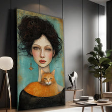 Load image into Gallery viewer, Canvas Wall Art Painting Vasilica Beautiful VB052 - Iloski Art LLC
